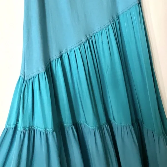 NWT J.W. Anderson Uniqlo Color-block Zig-zag Tiered Dress - Picture 5 of 9